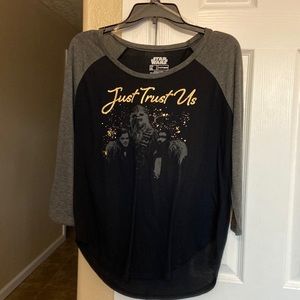 Star Wars “just trust us” baseball style top